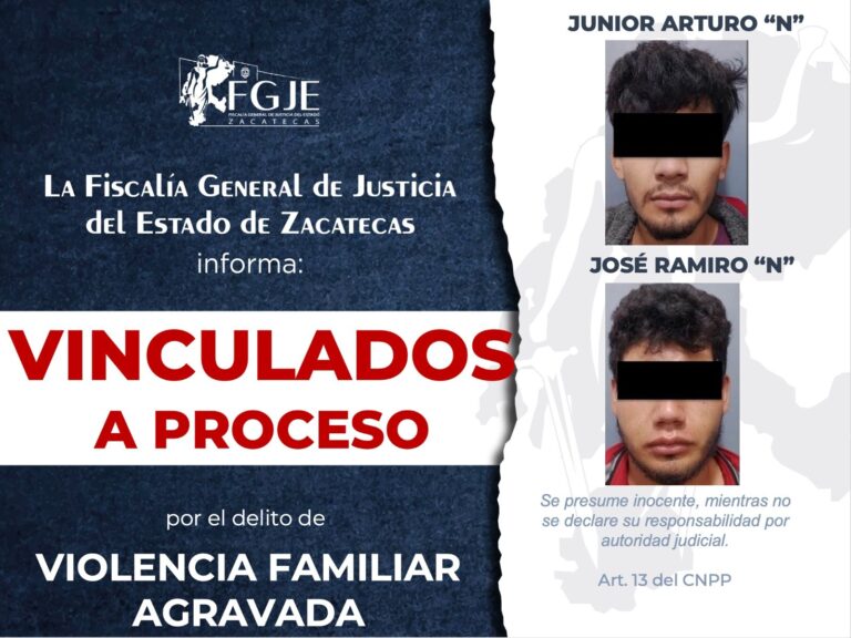 Los vincula FGJE por violencia agravada