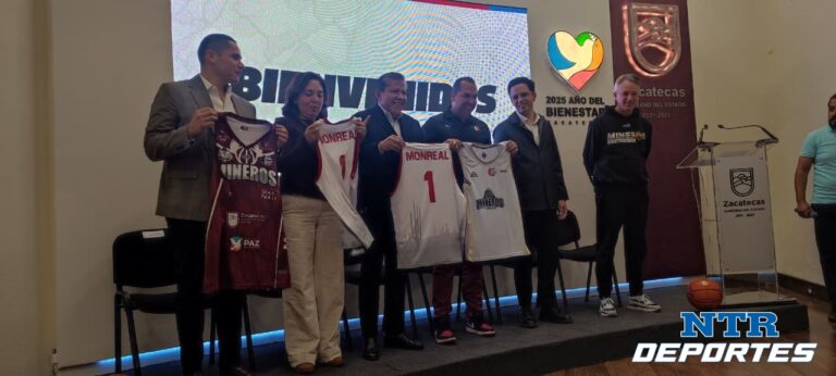 Anuncian juego de la Selección Mexicana de Basquetbol en Zacatecas
