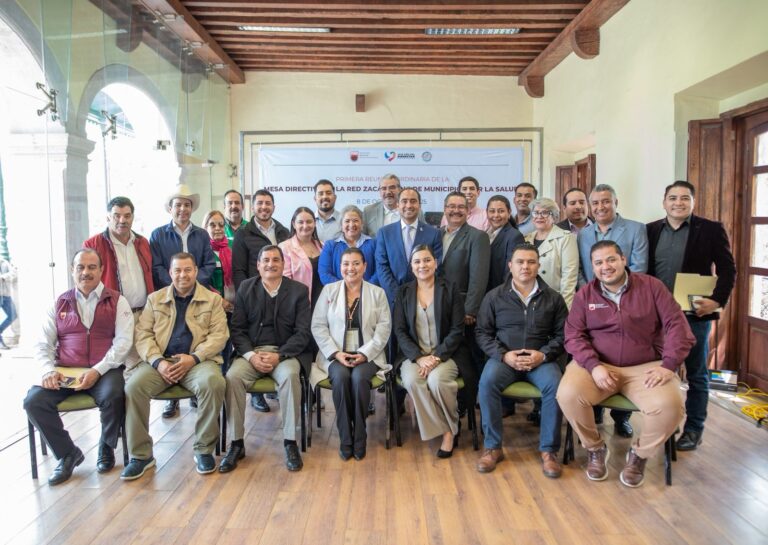 Se reúne la Red Zacatecana de Municipios por la Salud