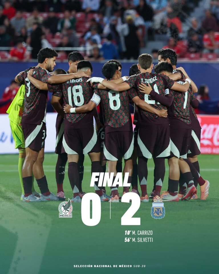 Destroza Argentina sueño mundialista de la Selección Sub 20
