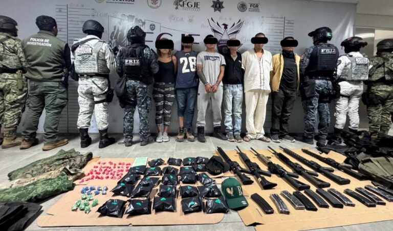 Detienen a cabecilla criminal y 10 más