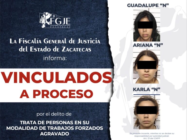 Los vinculan a proceso por trata y trabajos forzados de menores