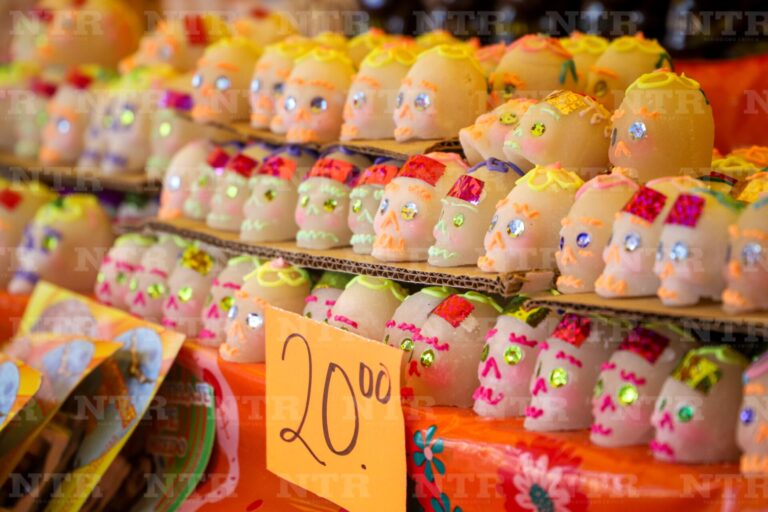 Participan 265 comerciantes en tianguis del Día de Muertos