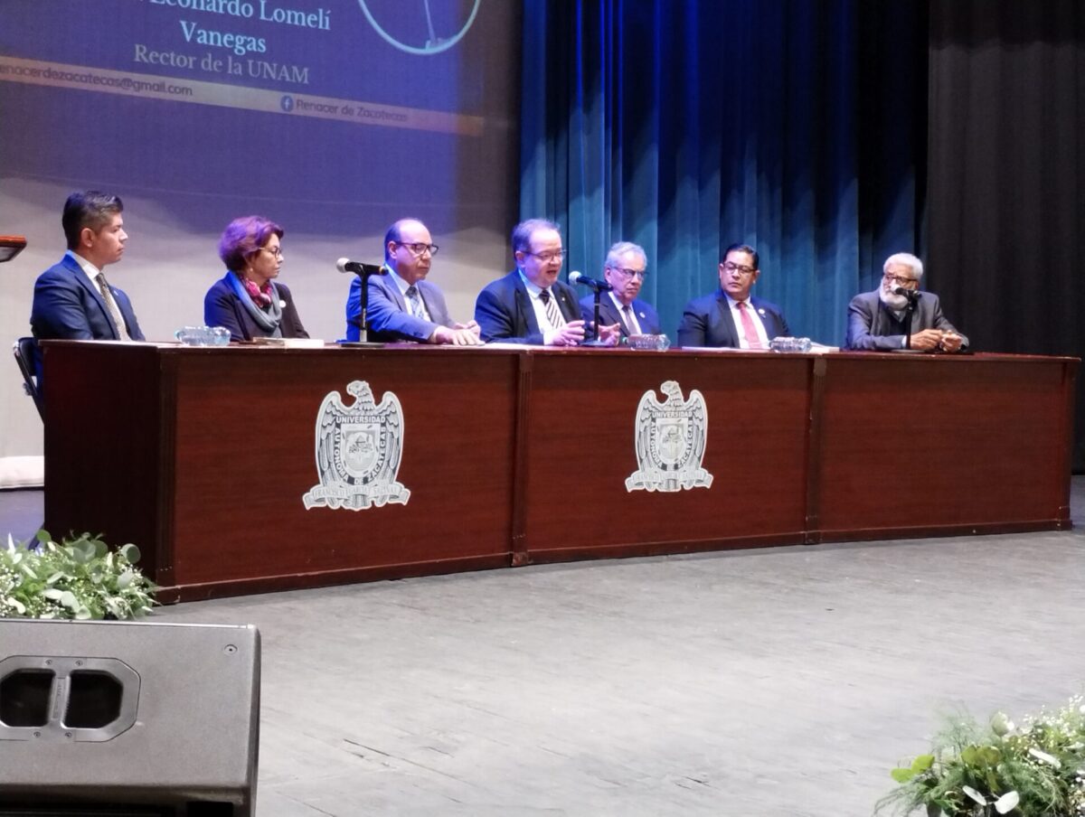 Presenta rector de la UNAM Reconstrucción - NTR Zacatecas