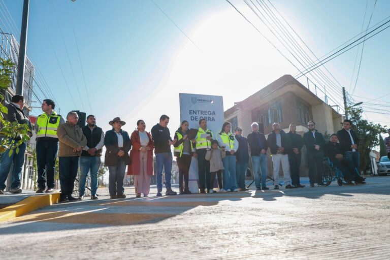 Pavimentan calle Durango y Avenida Francisco Villa en Fresnillo