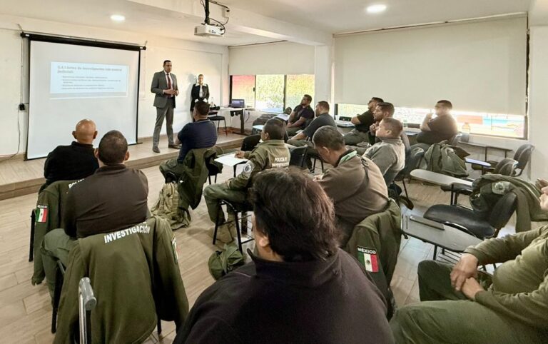 Capacitan a 40 policías de investigación en competencias básicas