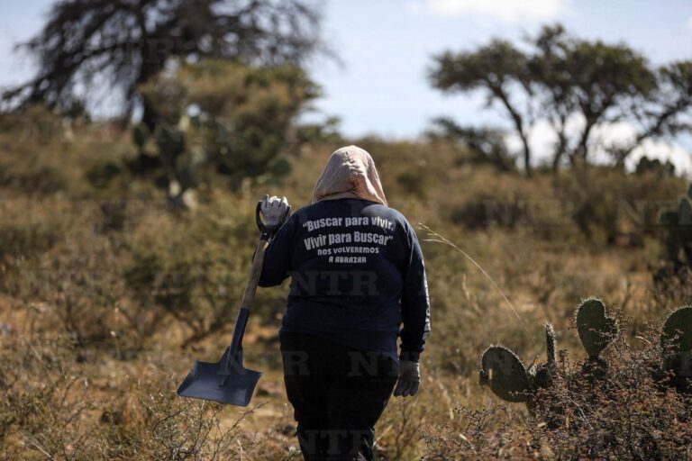 Buscadoras encuentran restos óseos en Cerro Colorado