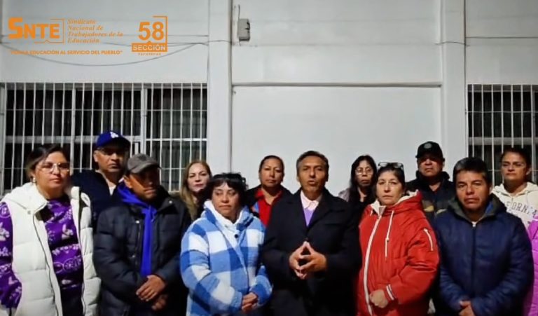 58 del SNTE continúa con paro de labores