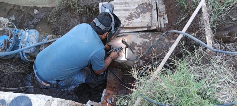 Reparan fuga en Sistema Carrillo