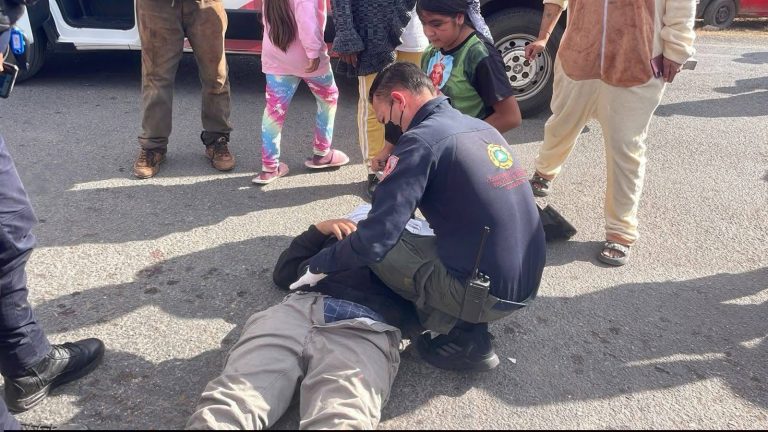 Dos lesionados en choque carretera estatal tacoaleche