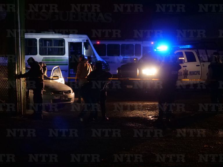 Matan a hombre al interior de base de camiones