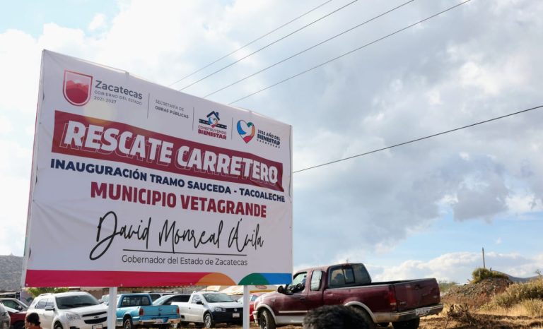 Inauguran carretera Sauceda de la Borda–Tacoaleche