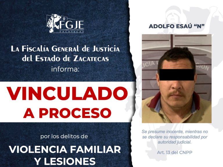 Vinculan a Esaú por violencia familiar