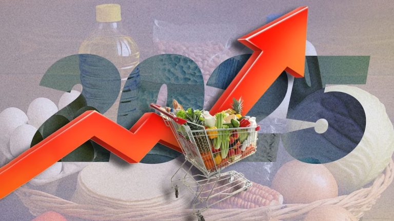 Precio de la canasta básica sube 5.43% en 2025