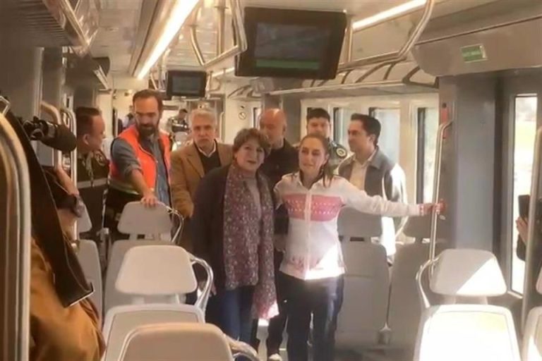 Realiza CSP recorrido de prueba del Tren Suburbano al AIFA