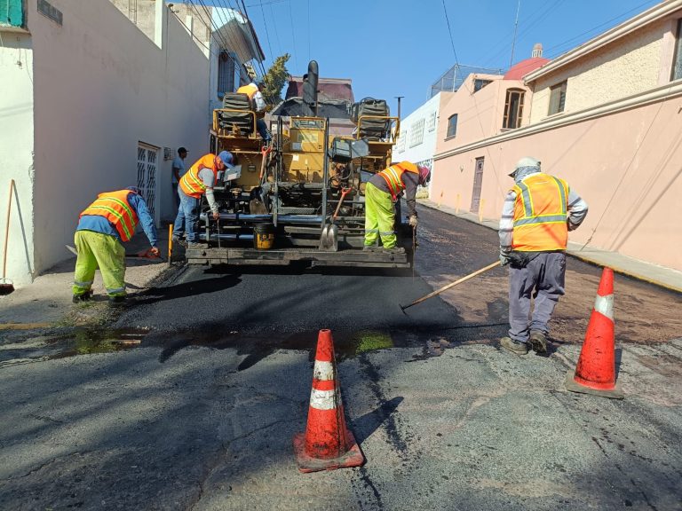 Repavimentarán 30 mil metros cuadrados en la capital