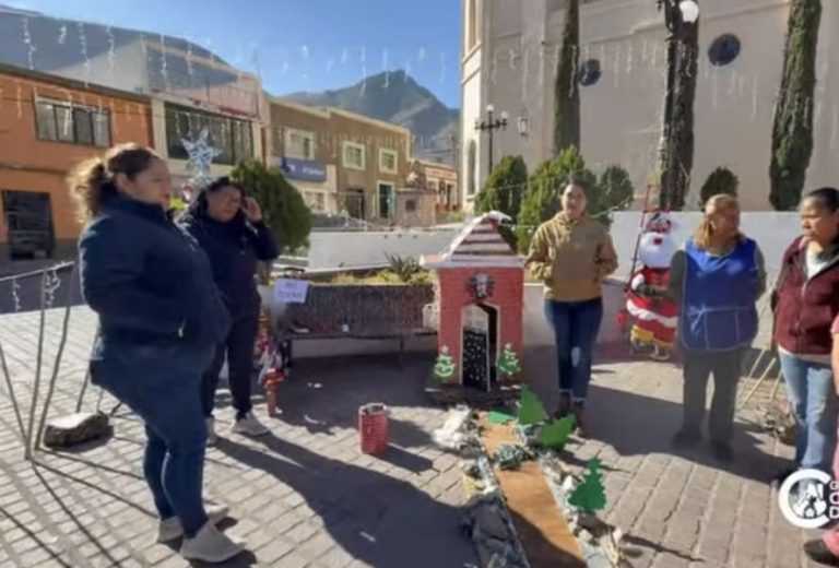 Denuncian vandalismo a villas navideñas