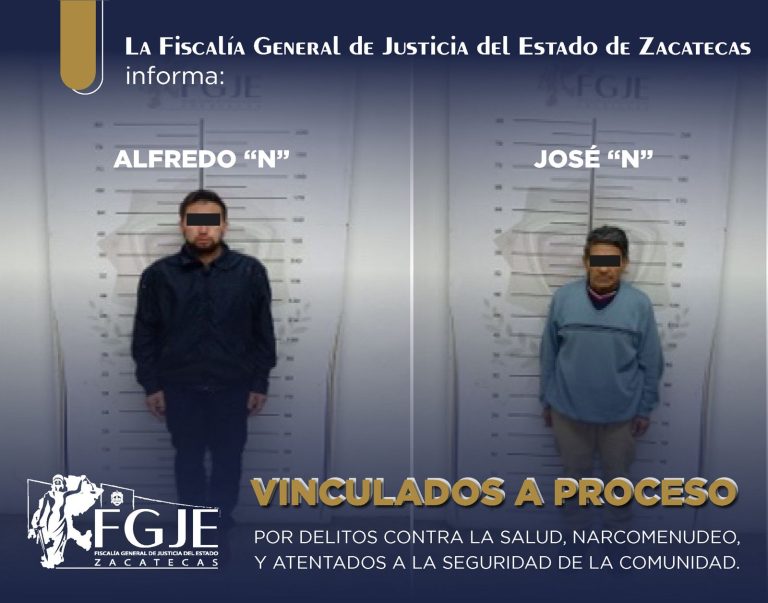 Los vinculan a proceso por comercio de sustancias ilícitas