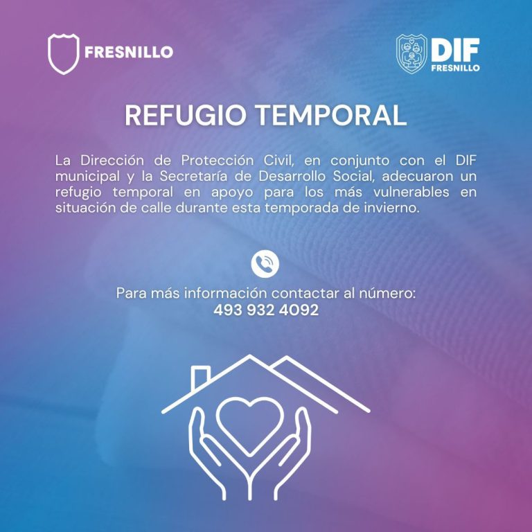 Continúa en servicio refugio temporal