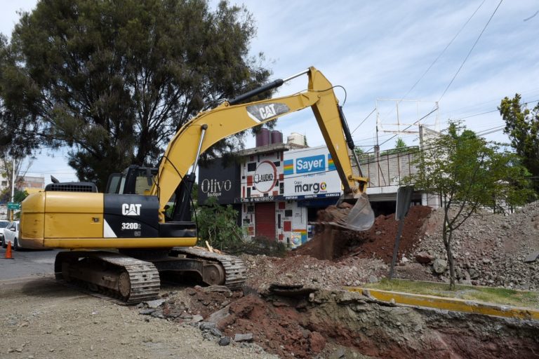 Concluirán reparaciones del socavón en marzo