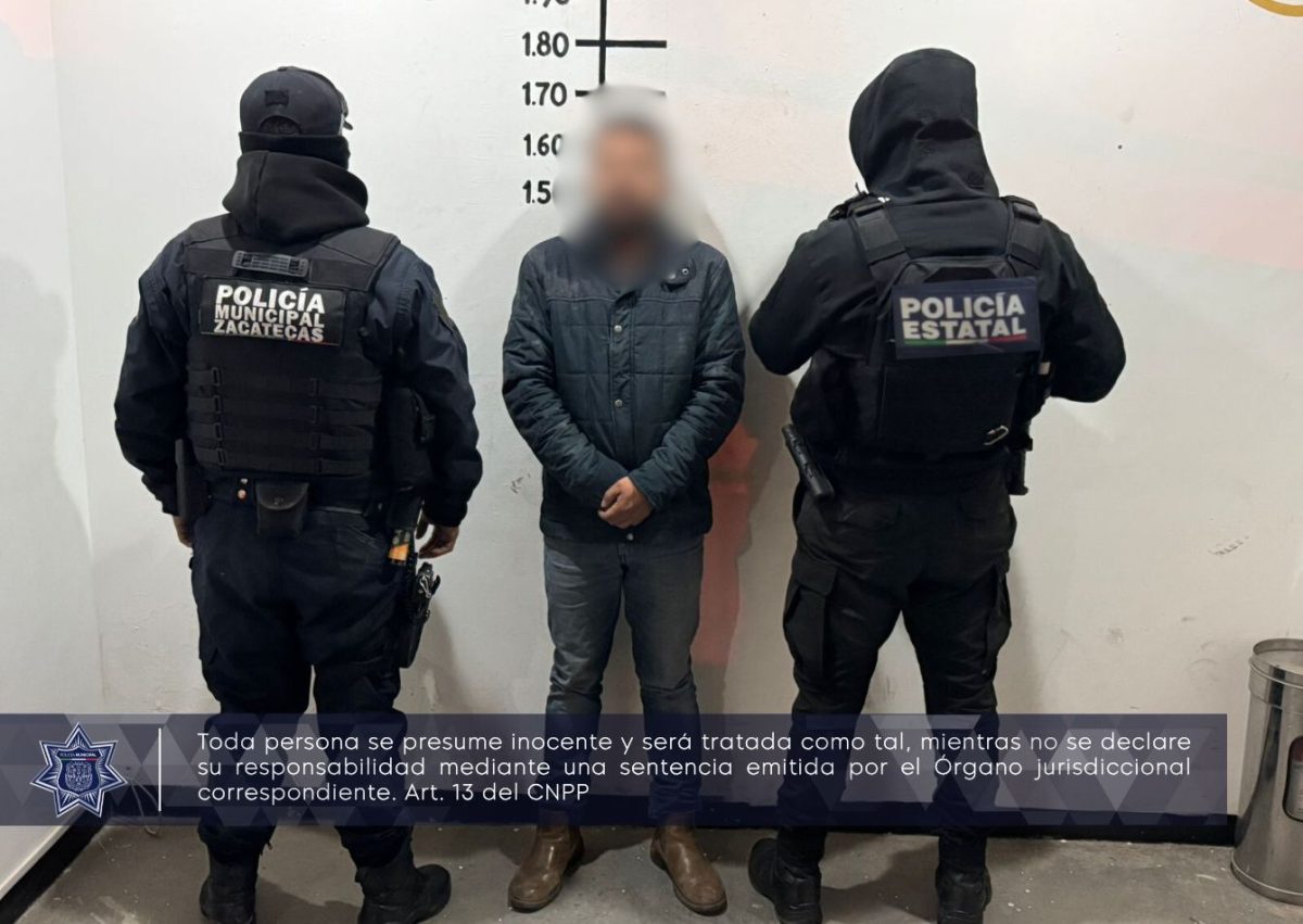 Detienen a 5; dos por violencia familiar y tres por robo - NTR Zacatecas