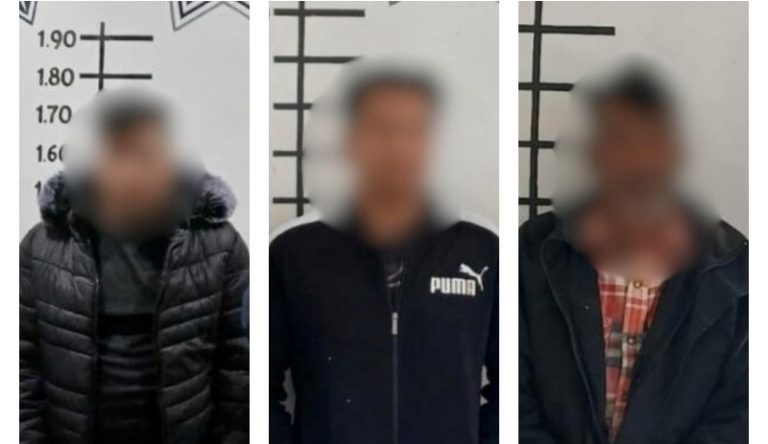 Detienen por diversos delitos a tres hombres la capital