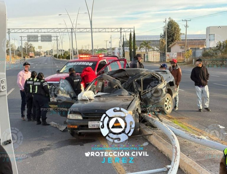 Trágico inicio de año; muere hombre tras accidente en Jerez