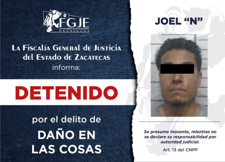 Cumplimenta FGJE cuatro órdenes de aprehensión