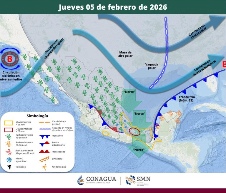 Prevén chubascos y heladas en zonas serranas