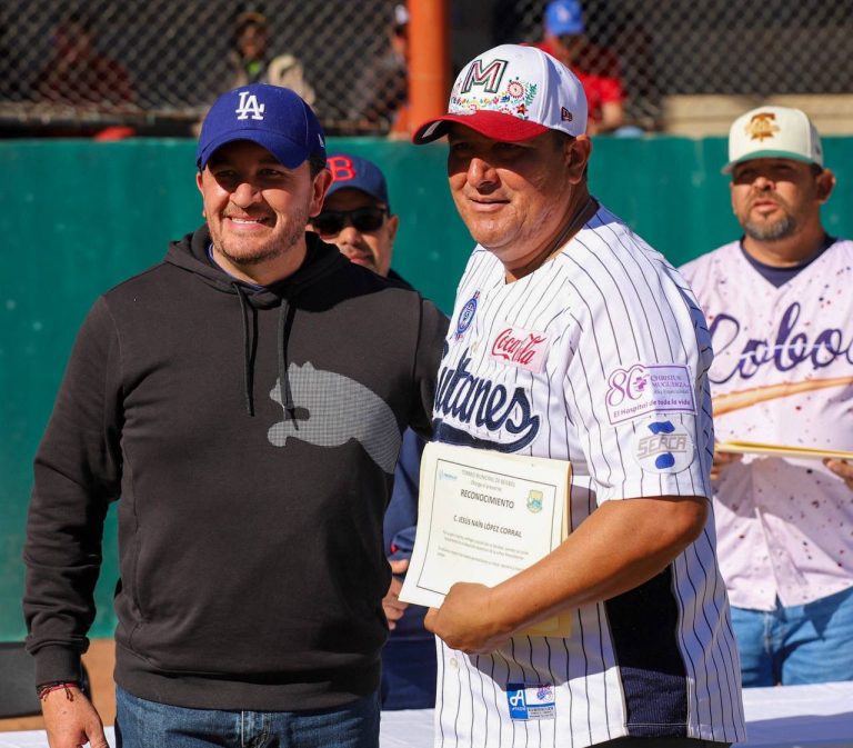 Inicia torneo municipal de béisbol