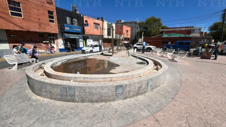 Inicia rehabilitación de fuente de La Alameda