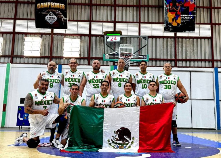 Zacatecanos destacan con México en Panamericano de Maxibaloncesto