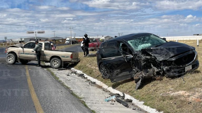 Aparatoso accidente deja cinco adultos mayores lesionados