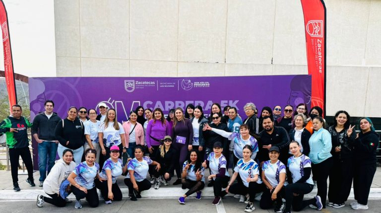 Corren más de 500 mujeres en carrera 5K