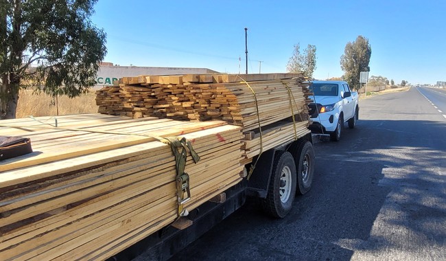 Asegura Profepa vehículo con madera ilegal en Zacatecas