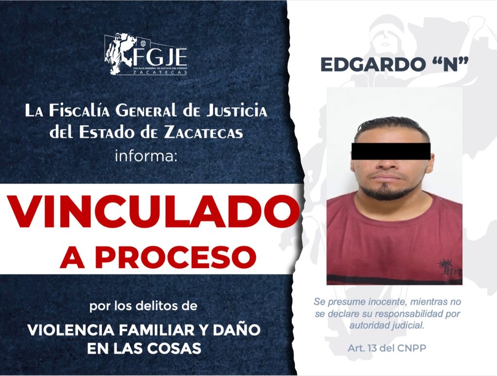 Lo vinculan por violencia familiar en Loreto - NTR Zacatecas