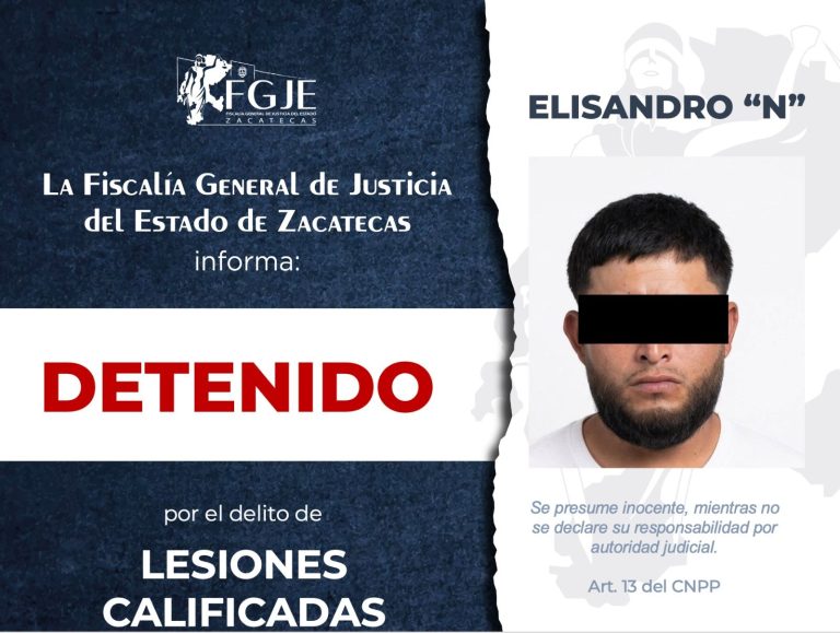 Colaboran fiscalías en detención de Elisandro