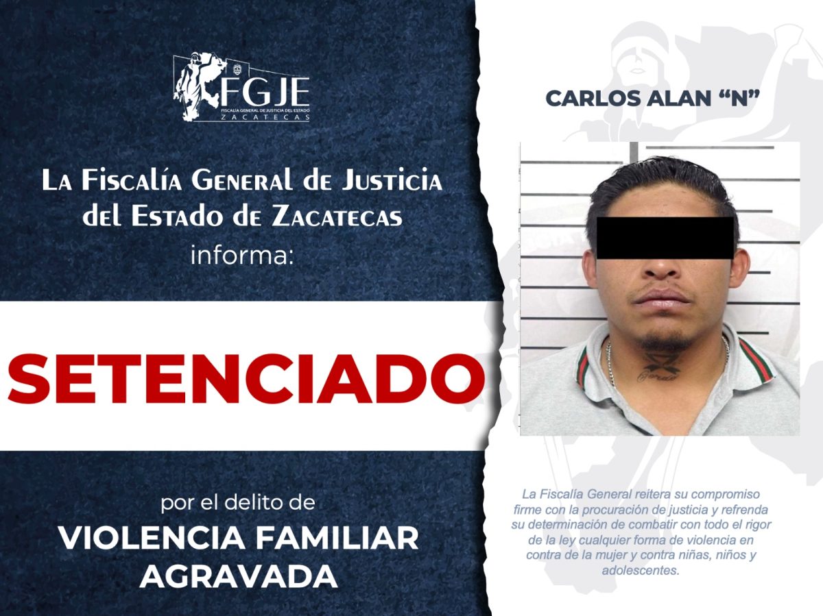 Sentencian a cuatro hombres por violencia de género - NTR Zacatecas