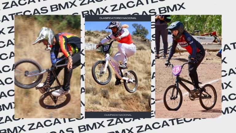 Delegación zacatecana de BMX califica a Olimpiada Nacional 2026