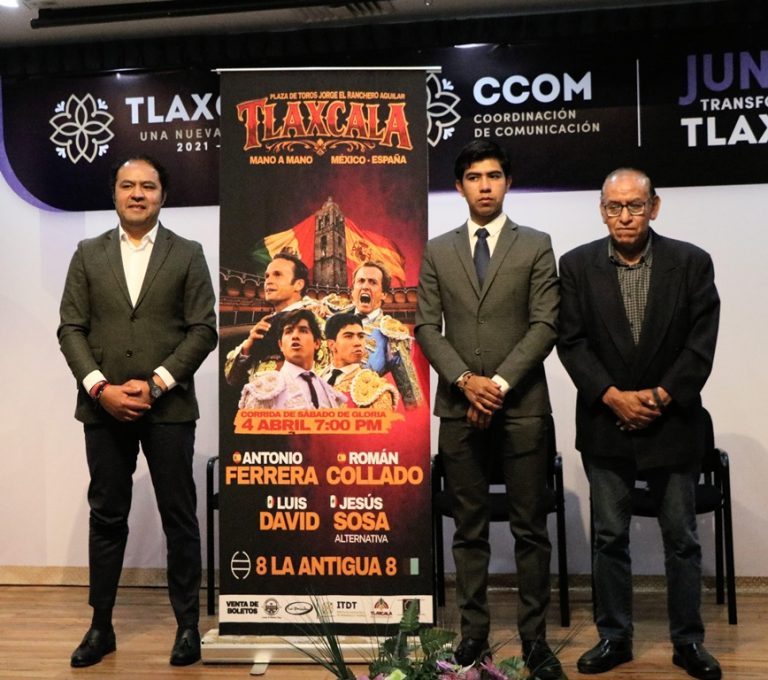 Tlaxcala presenta corrida del Sábado de Gloria 2026: alternativa de Jesús Sosa, eje del cartel