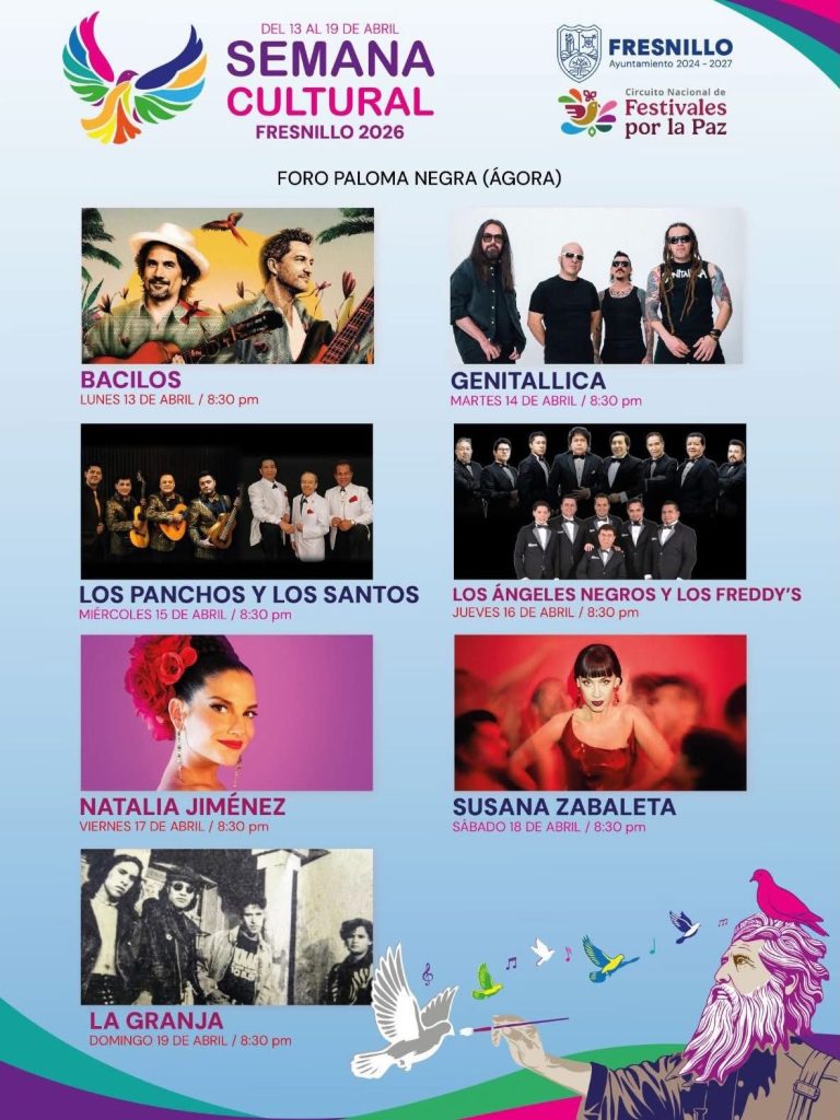 Todo listo para la Semana Cultural en Fresnillo