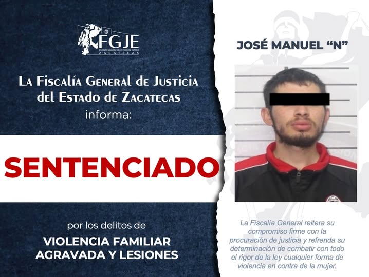 Lo sentencian por violencia familiar