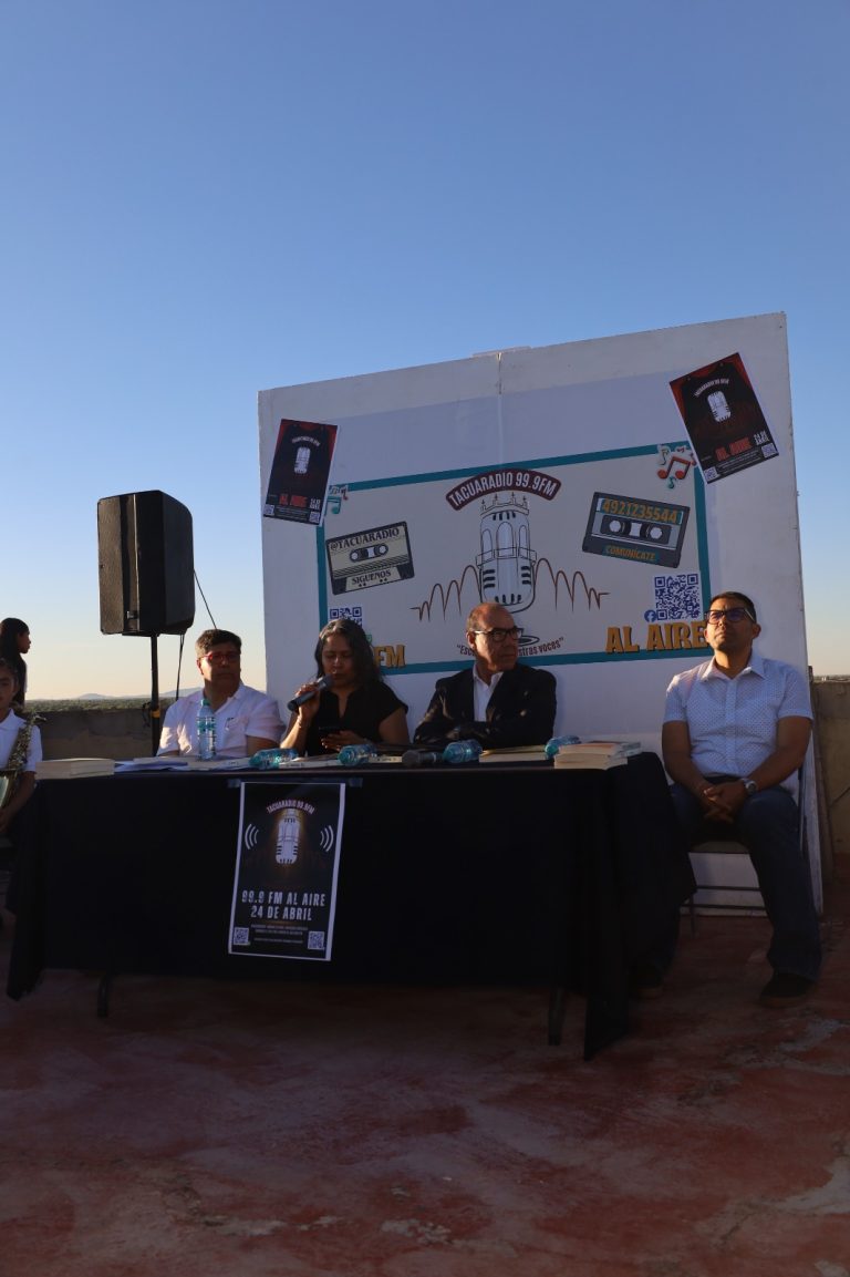 Arrancó TacuaRadio: Radio Comunitaria de la región de Tacoaleche.