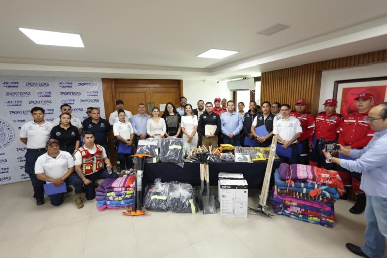 Ayuntamiento de Zacatecas reconoce Protección Civil y fortalece su capacidad operativa