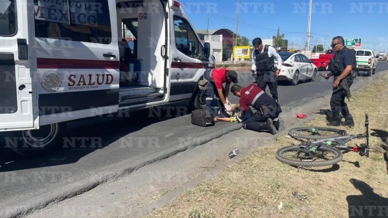 Atropellan a adulto mayor en el Paseo del Mineral