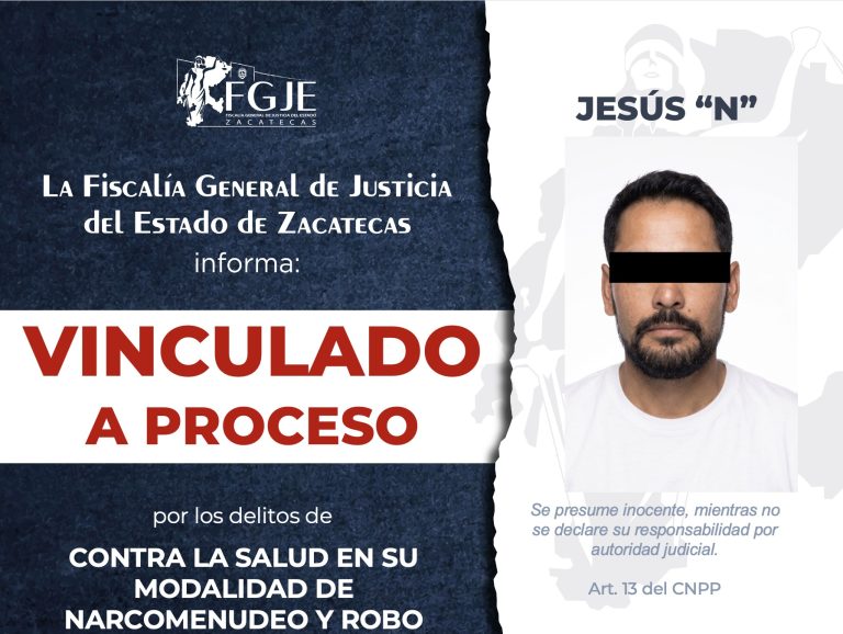Dictan prisión preventiva por narcomenudeo y robo