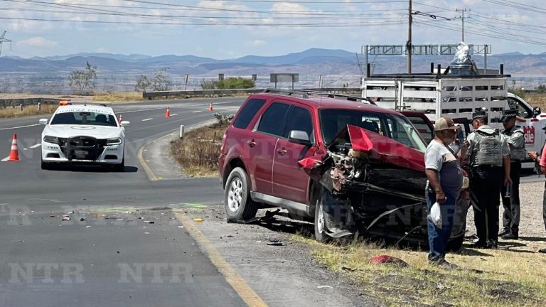 Chocan a la altura de comunidad Los Ángeles de Medrano