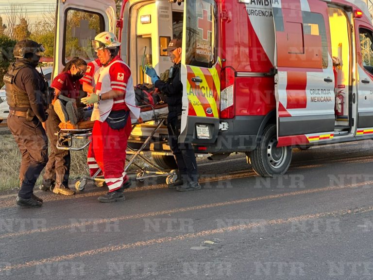 Choque en la 45 deja ocho heridos; cuatro fueron llevados al hospital