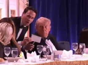 Evacuan a Trump de cena de corresponsales por atentado