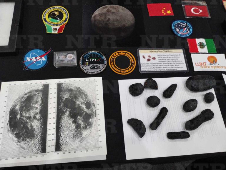 Presentan muestra de meteoritos en la UAZ